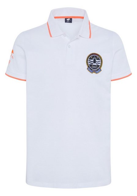 Polo Sylt Poloshirt mit Logo-Akzenten günstig online kaufen