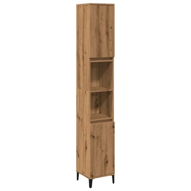 vidaXL Badezimmerspiegelschrank Badschrank Artisan-Eiche 30x30x190 cm Holzw günstig online kaufen