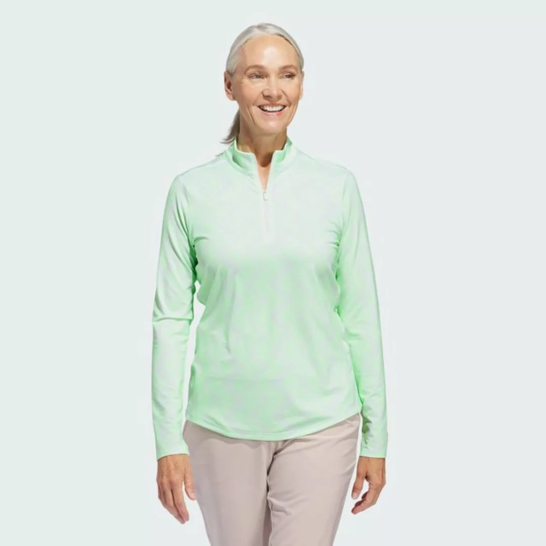 adidas Performance Langarm-Poloshirt WOMEN'S ULTIMATE365 PRINTED QUARTER-ZI günstig online kaufen