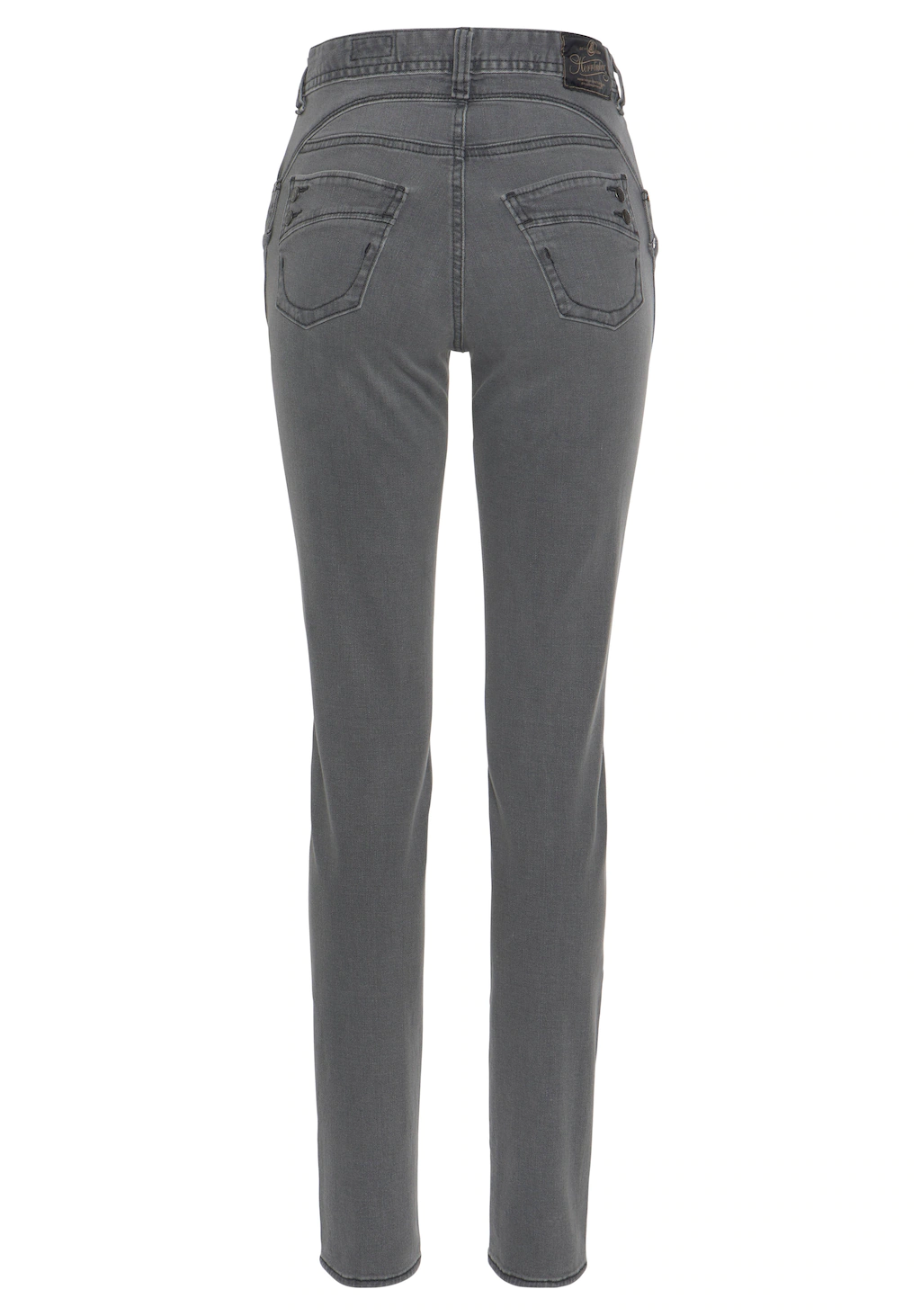 Herrlicher High-waist-Jeans PIPER HI SLIM ORGANIC DENIM CASHMERE TOUCH umwe günstig online kaufen