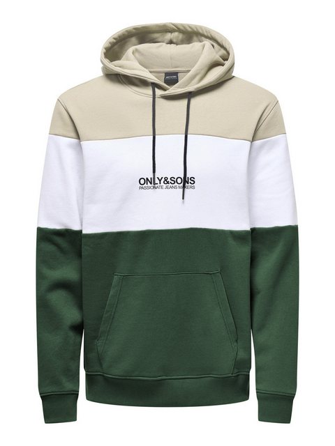 ONLY & SONS Hoodie Colorblock Kapuzenpullover Design Sweat Hoodie 6889 in B günstig online kaufen