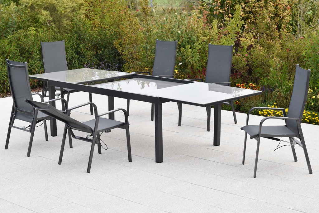 MERXX Garten-Essgruppe ""Alassio"", (Set, 7 tlg.), Rückenlehne verstellbar günstig online kaufen