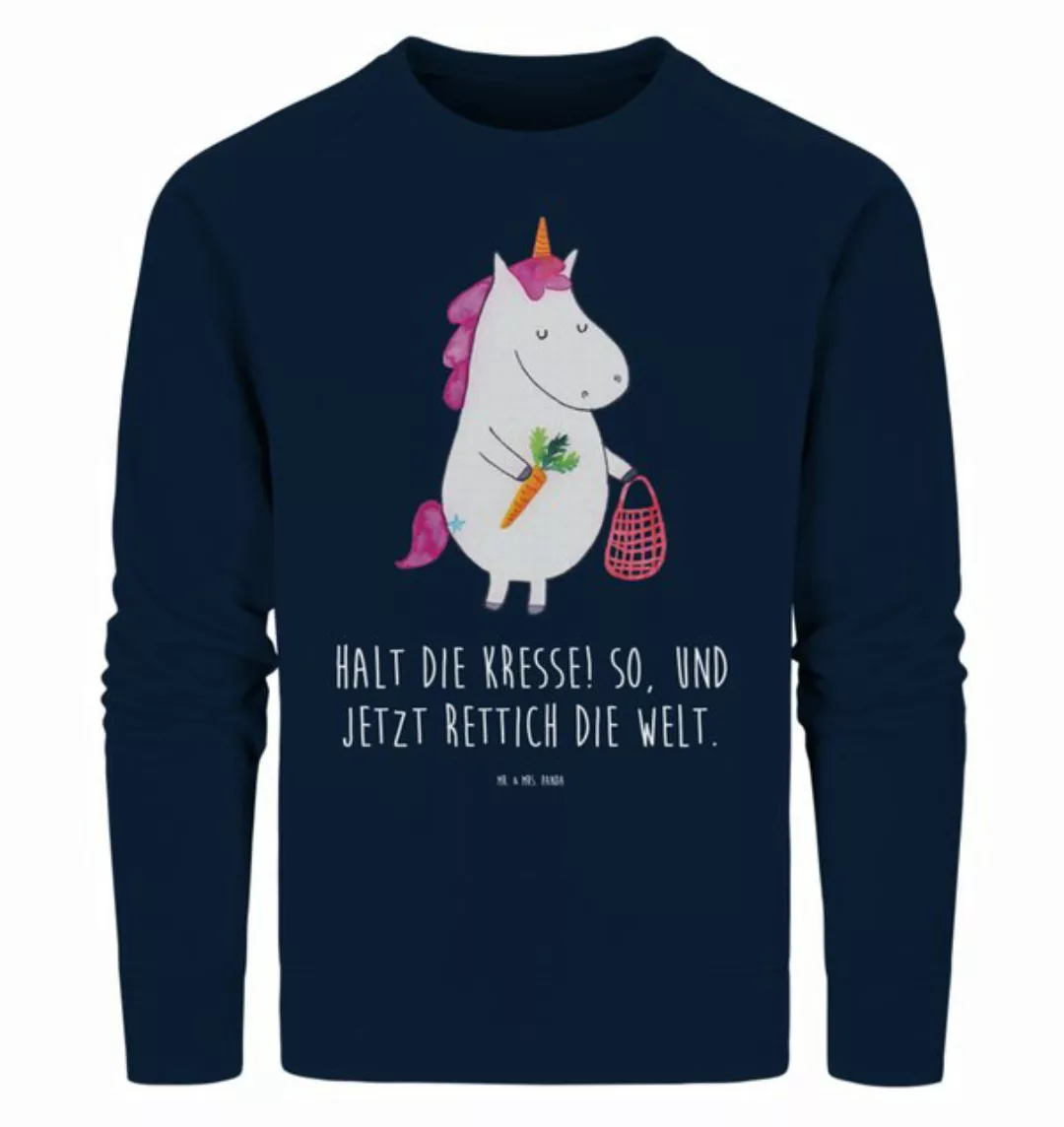 Mr. & Mrs. Panda Longpullover Größe XXL Einhorn Gemüse - French Navy - Gesc günstig online kaufen