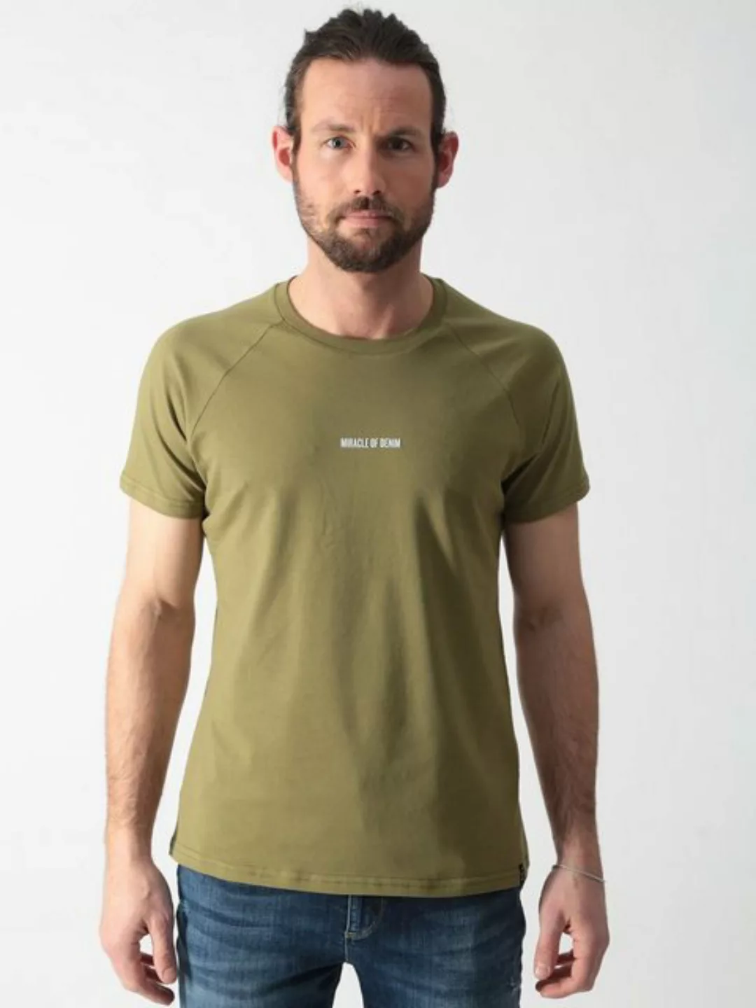Miracle of Denim T-Shirt mit Logo günstig online kaufen