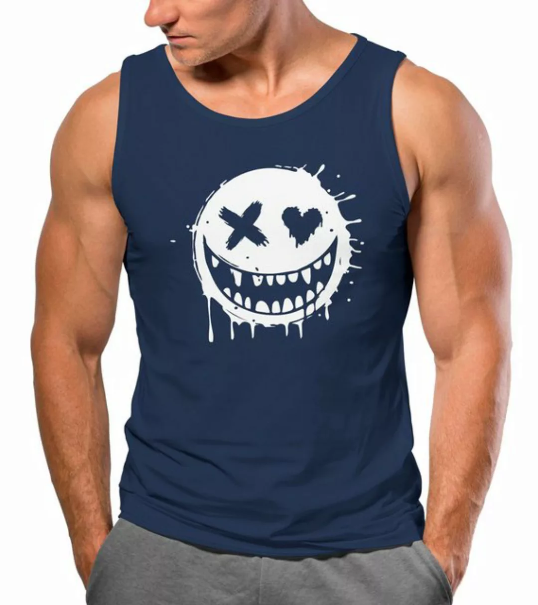 Neverless Tanktop Herren Tank-Top {replace} Muskelshirt mit Print günstig online kaufen