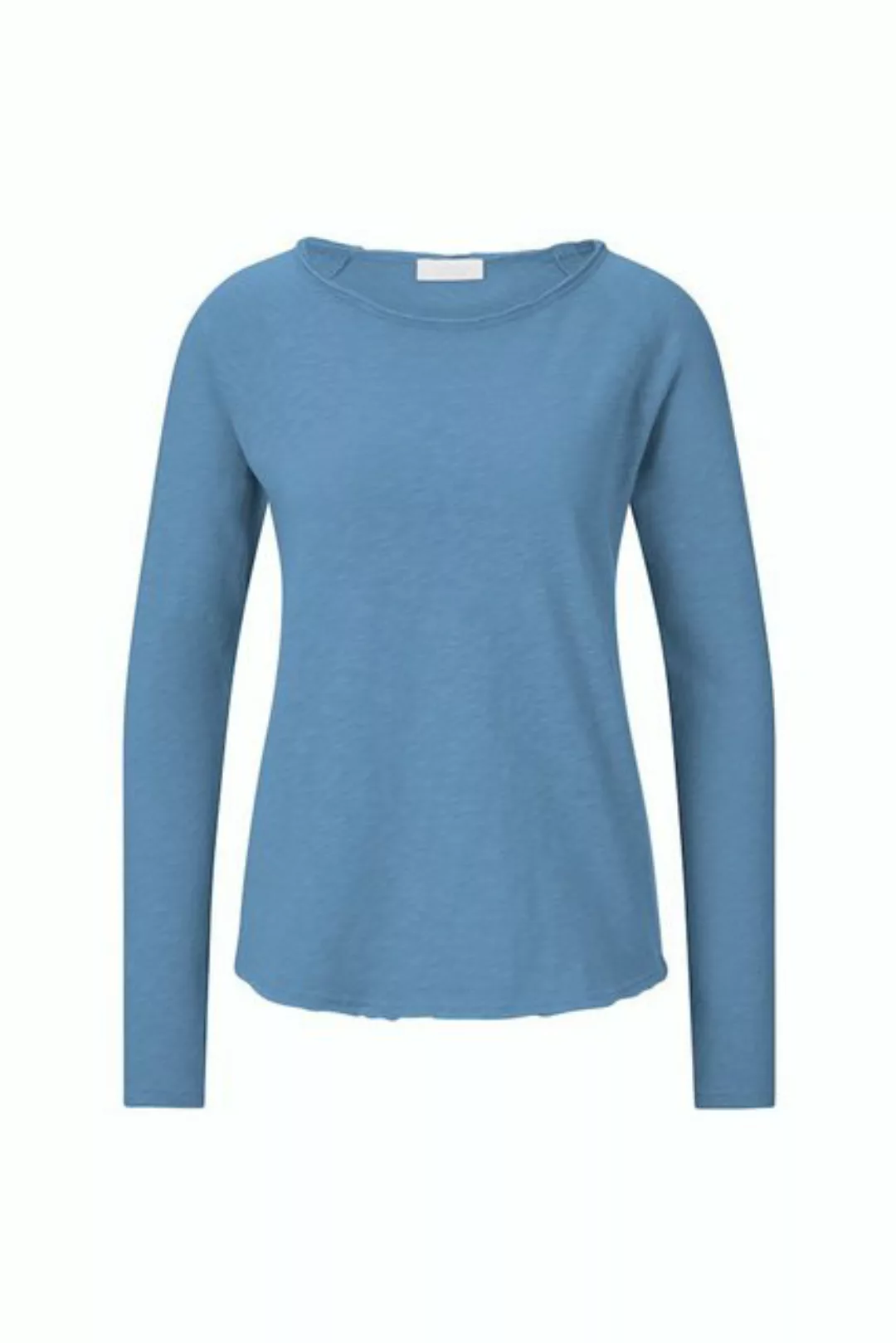 Rich & Royal T-Shirt Damen Longsleeve aus Slub-Jersey (1-tlg) günstig online kaufen