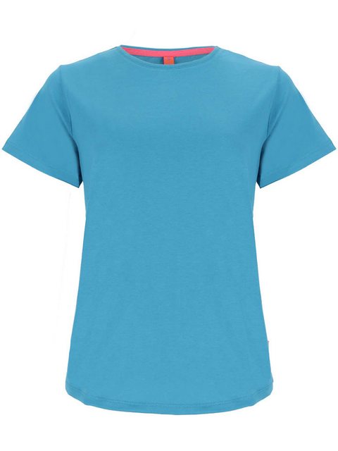 salzhaut T-Shirt Damen Kurzarm-Shirt Steentje unifarben - Sommershirt mit R günstig online kaufen