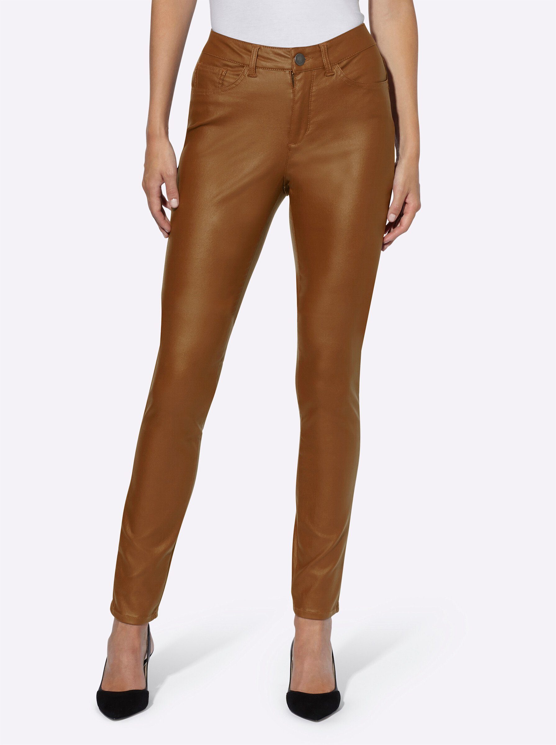 heine Jerseyhose Bauchweg-Hose Innenbeinlänge ca. 77 günstig online kaufen