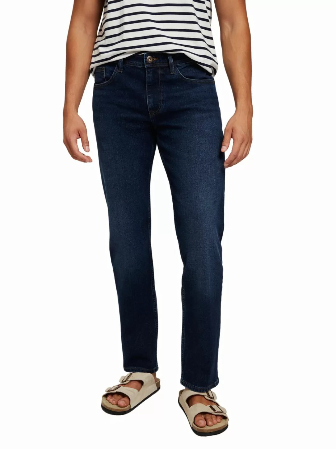 Cross Jeans Herren Jeans ANTONIO - Mid Waist Relaxed Fit - Blau günstig online kaufen