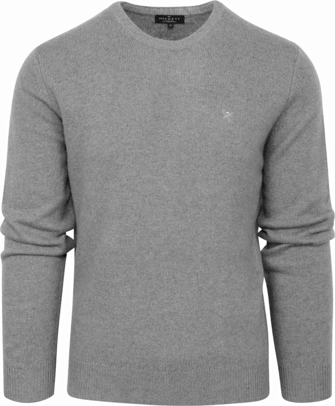 Hackett Lammwoll Pullover Grau - Größe XL günstig online kaufen
