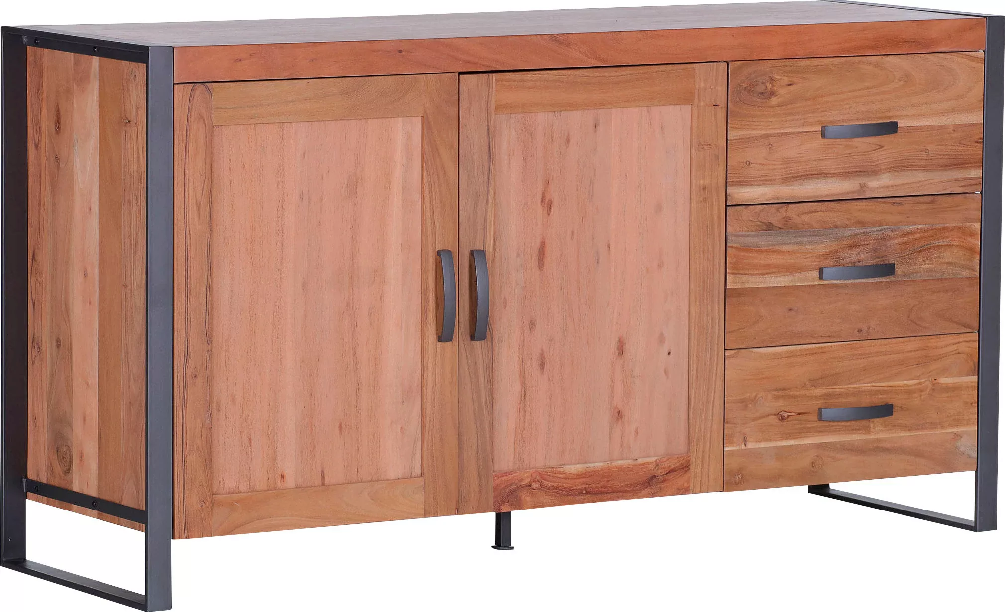 Gutmann Factory Sideboard "Alvara", Kommode mit Rattan Geflecht günstig online kaufen