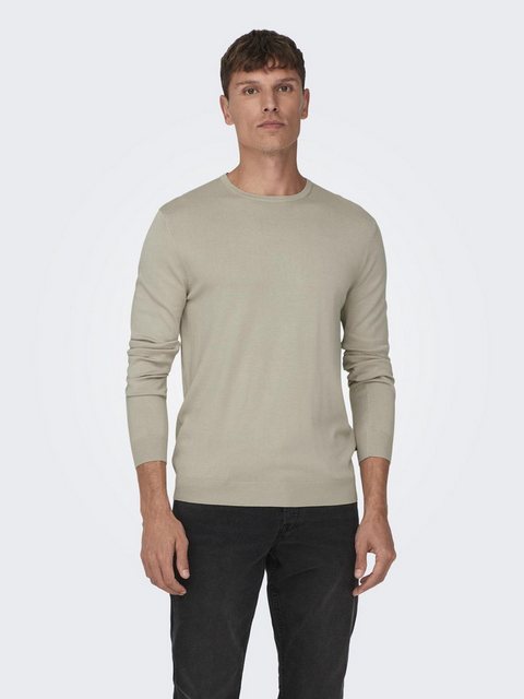 ONLY & SONS Rundhalspullover ONSWYLER LIFE REG 14 LS CREW KNIT NOOS günstig online kaufen