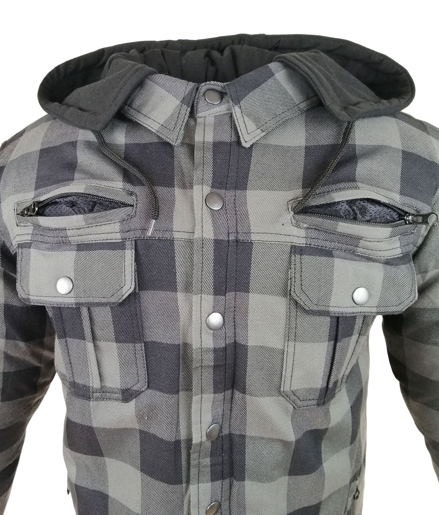 Alpha Speeds Motorradjacke Flanell-Holzfäller Motorrad KEV günstig online kaufen