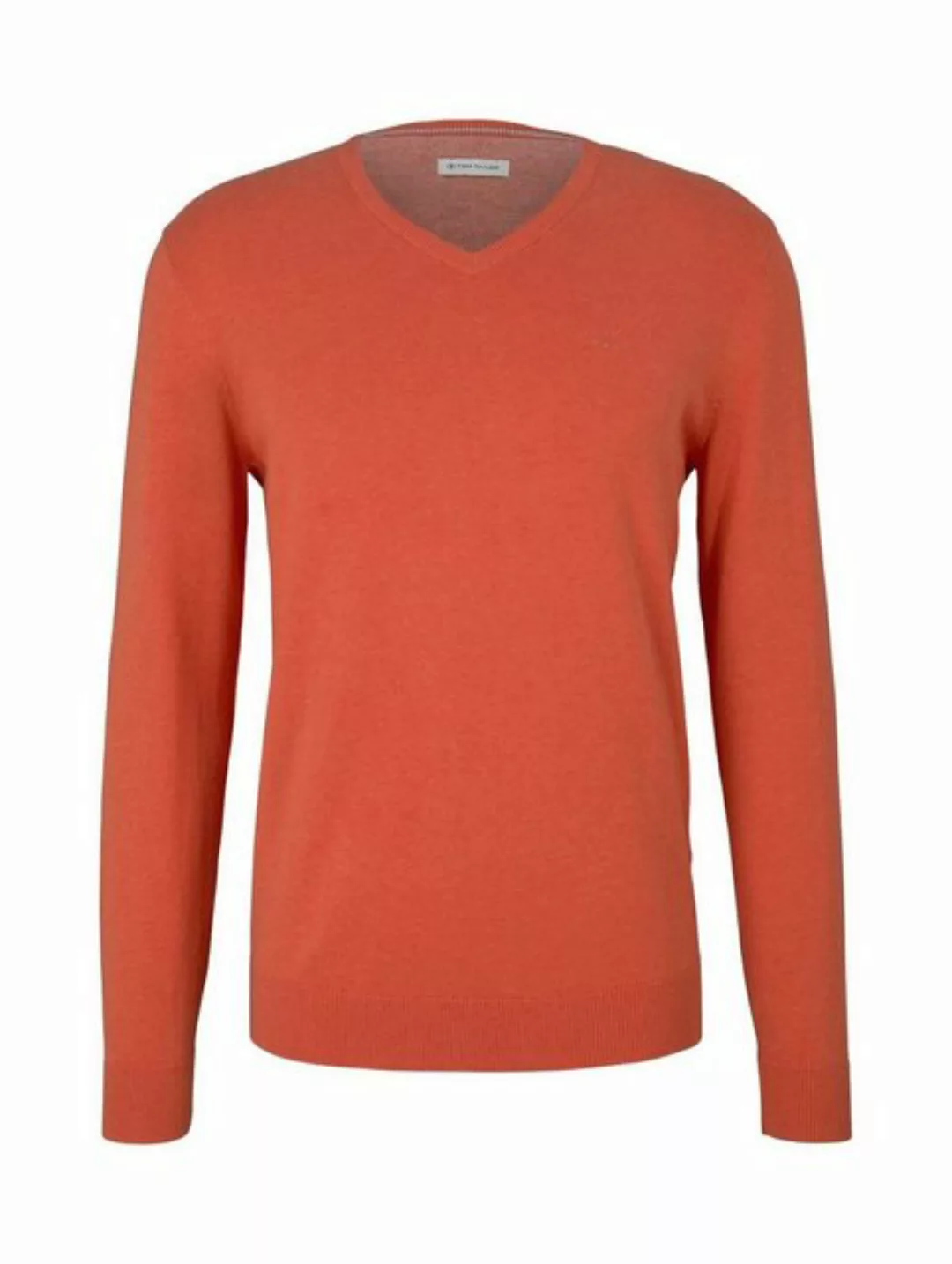 Tom Tailor Herren Rundhals Pullover Basic V-Neck günstig online kaufen