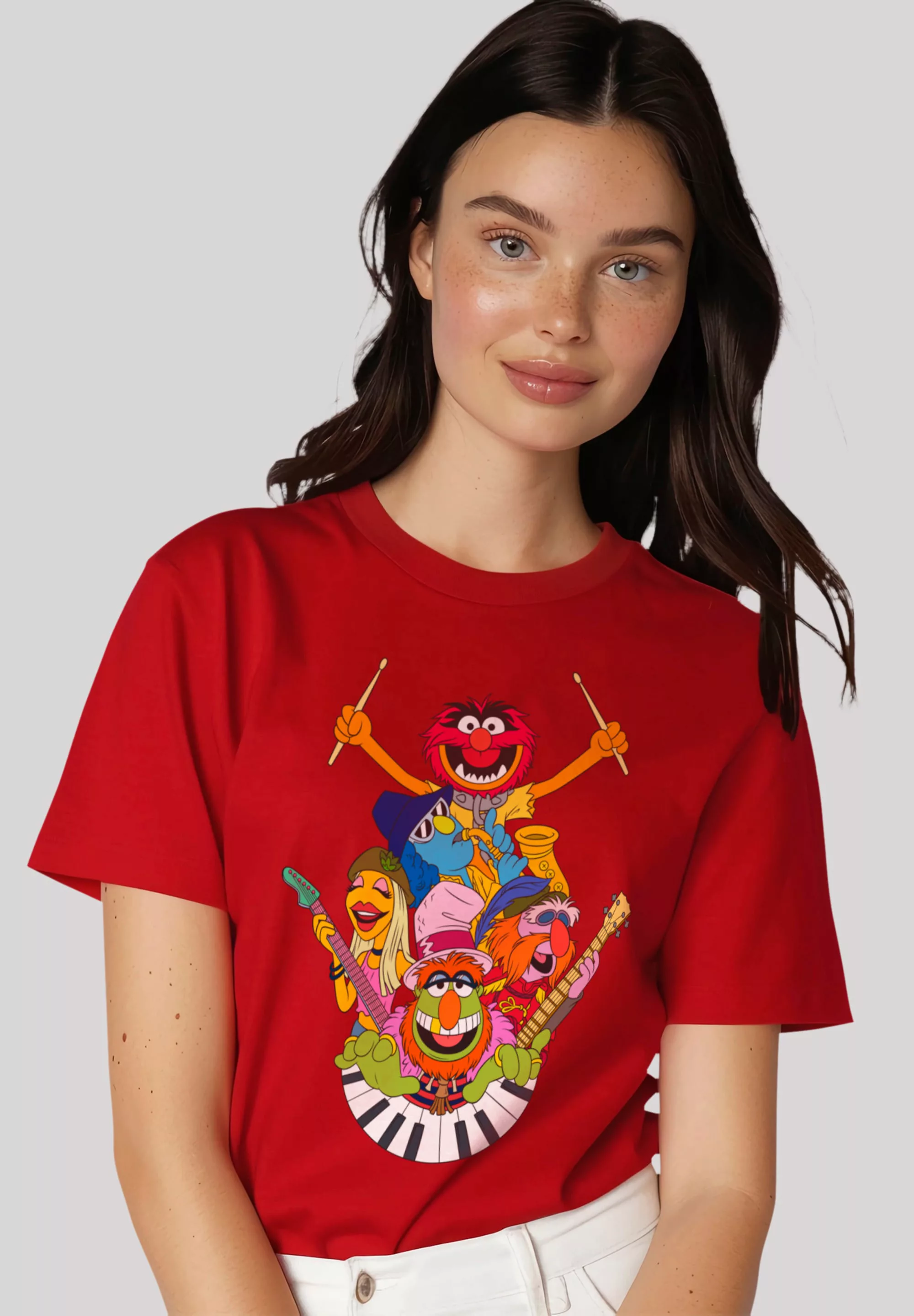 F4NT4STIC T-Shirt "Disney Muppets Dr. Teeth and The Electric Mayhem", Premi günstig online kaufen