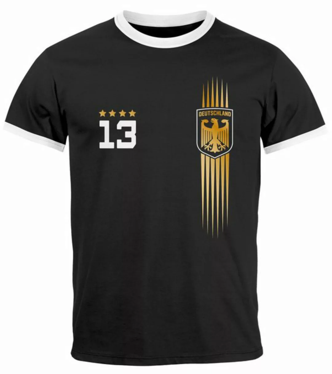 MoonWorks Print-Shirt Herren T-Shirt Deutschland Trikot Fußball EM 2024 Fan günstig online kaufen