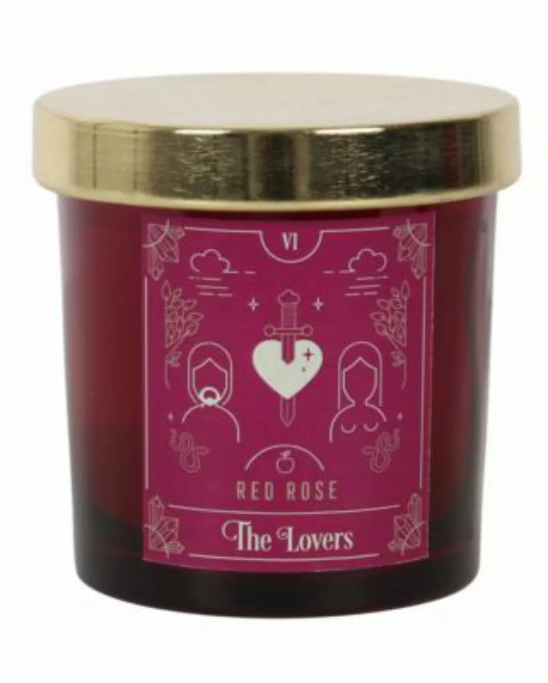 "Rote Rose Tarot Kerze "";The Lovers""; Dekofiguren" günstig online kaufen