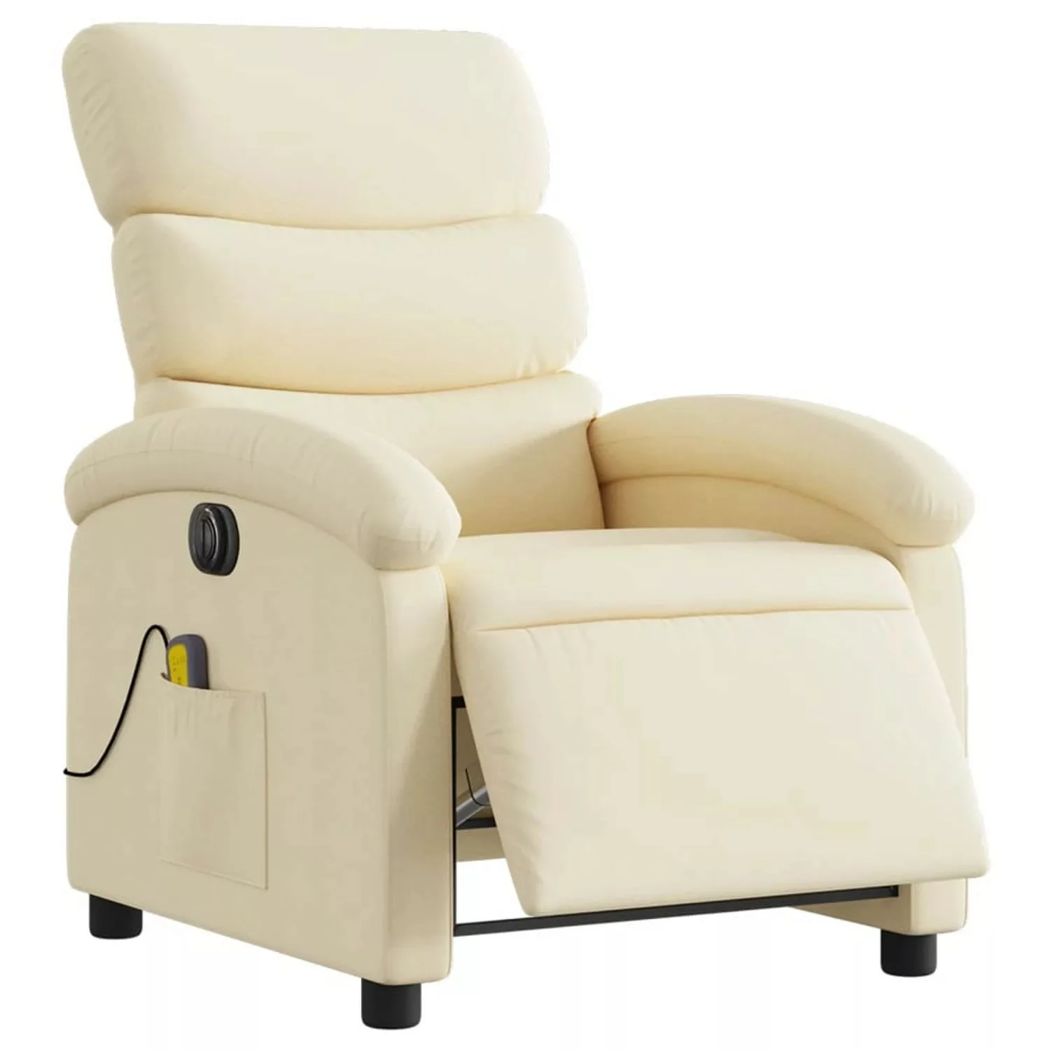 vidaXL Massagesessel Elektrisch Creme Stoff Modell 6 günstig online kaufen