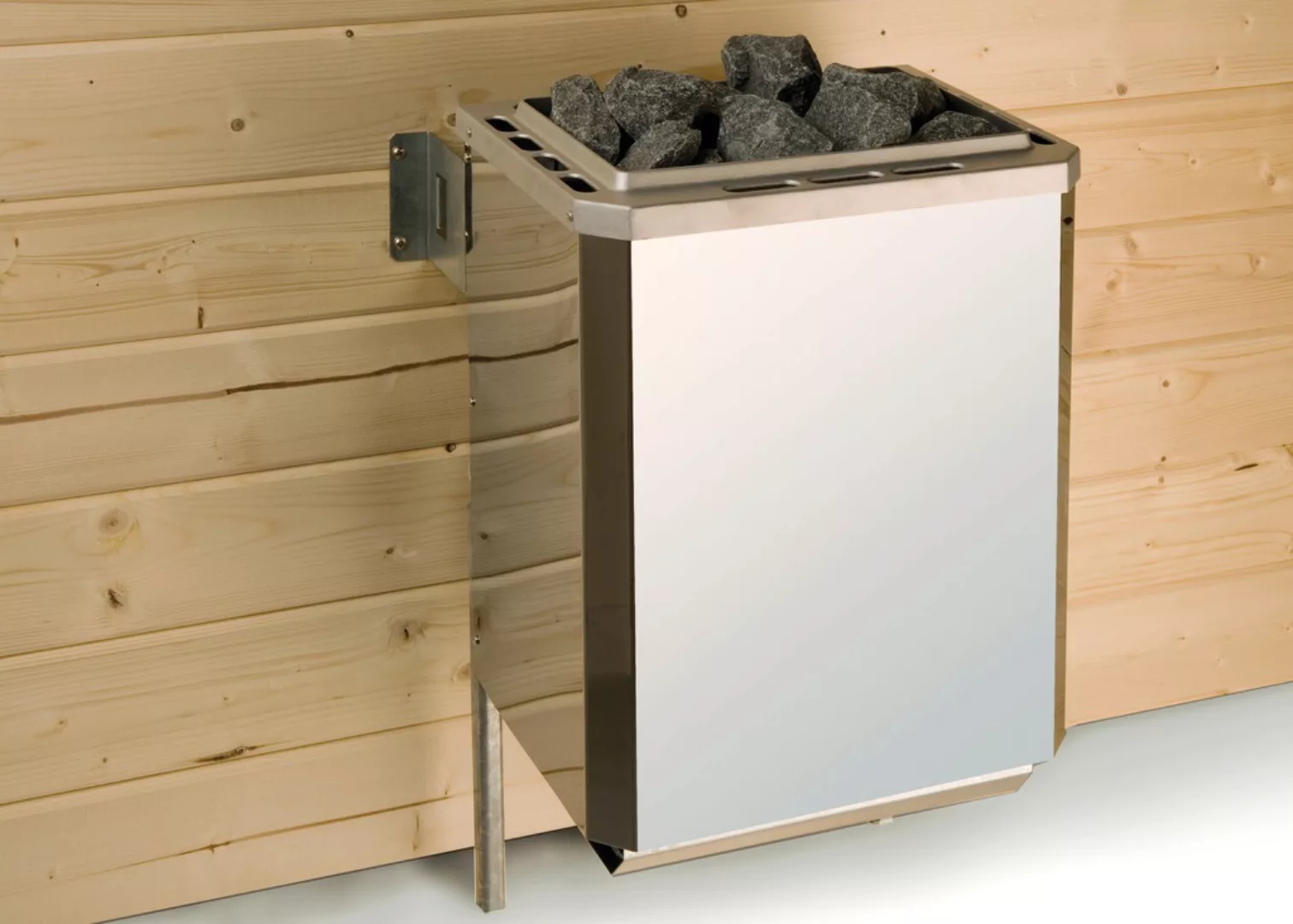 weka Sauna »Vaasa 2 Eck«, 7,5 kW Ofen mit ext. Steuerung günstig online kaufen