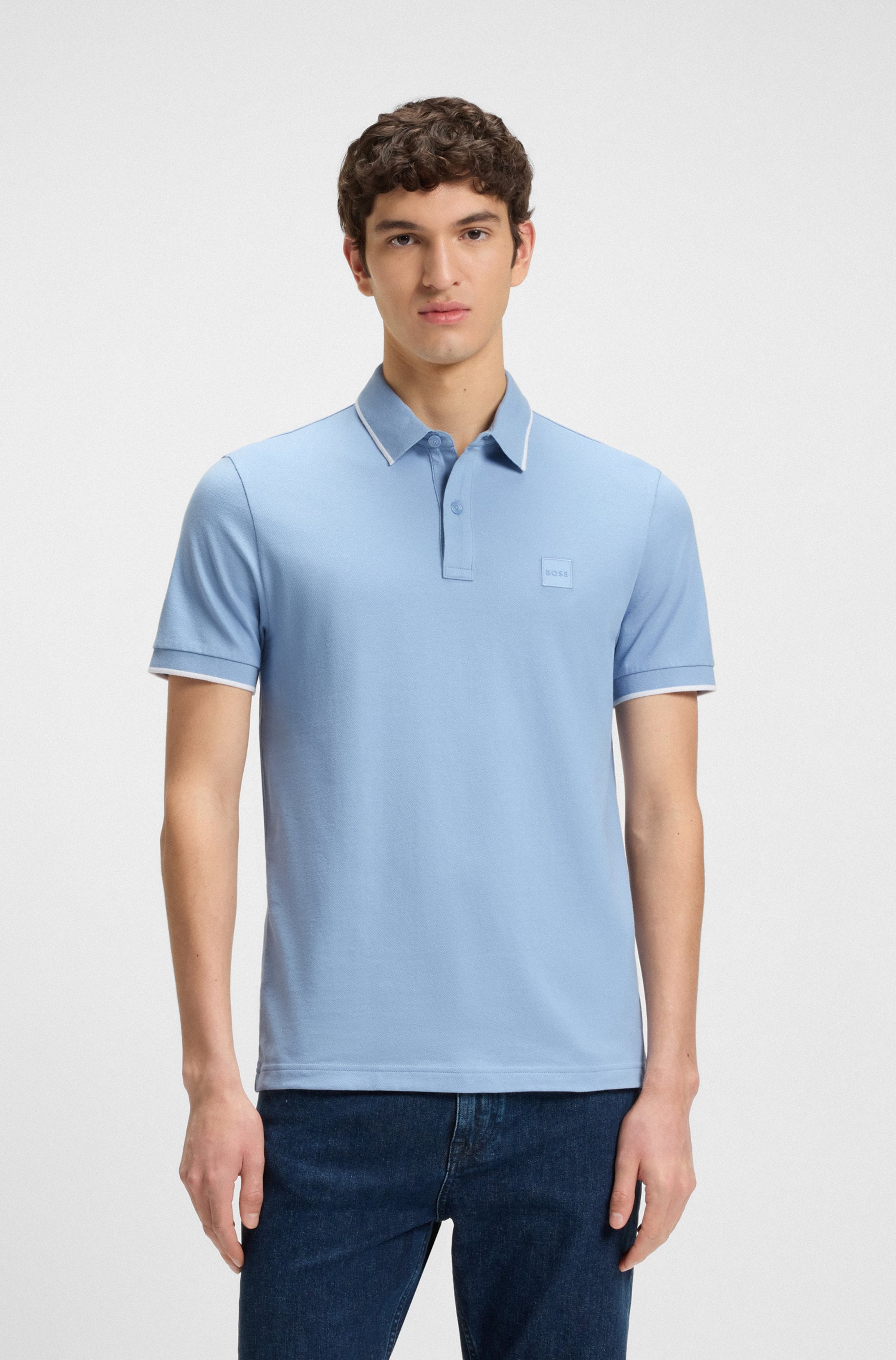 BOSS ORANGE Poloshirt "Passertip", mit BOSS Logo-Badge günstig online kaufen