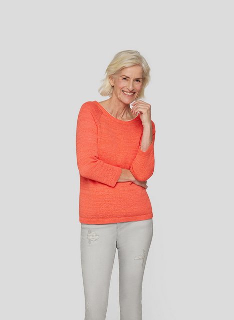 Rabe Strickpullover Rabe Unifarbener Strickpullover mit 3/4-Arm günstig online kaufen