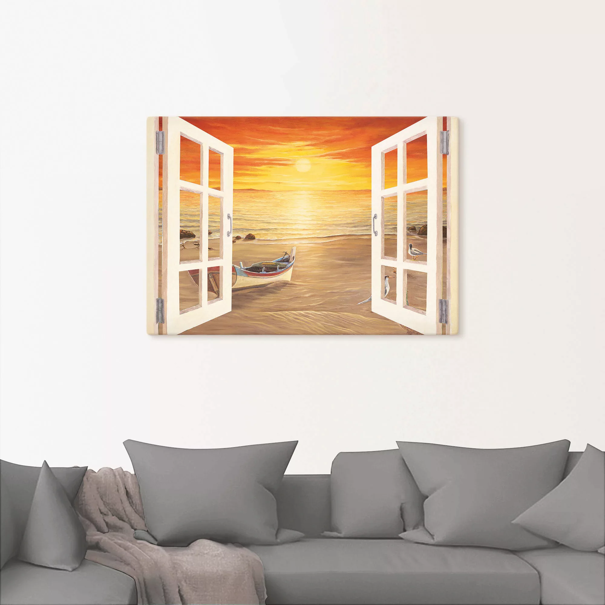 Artland Wandbild "Möwen", Meer Bilder, (1 St.), als Alubild, Leinwandbild, günstig online kaufen