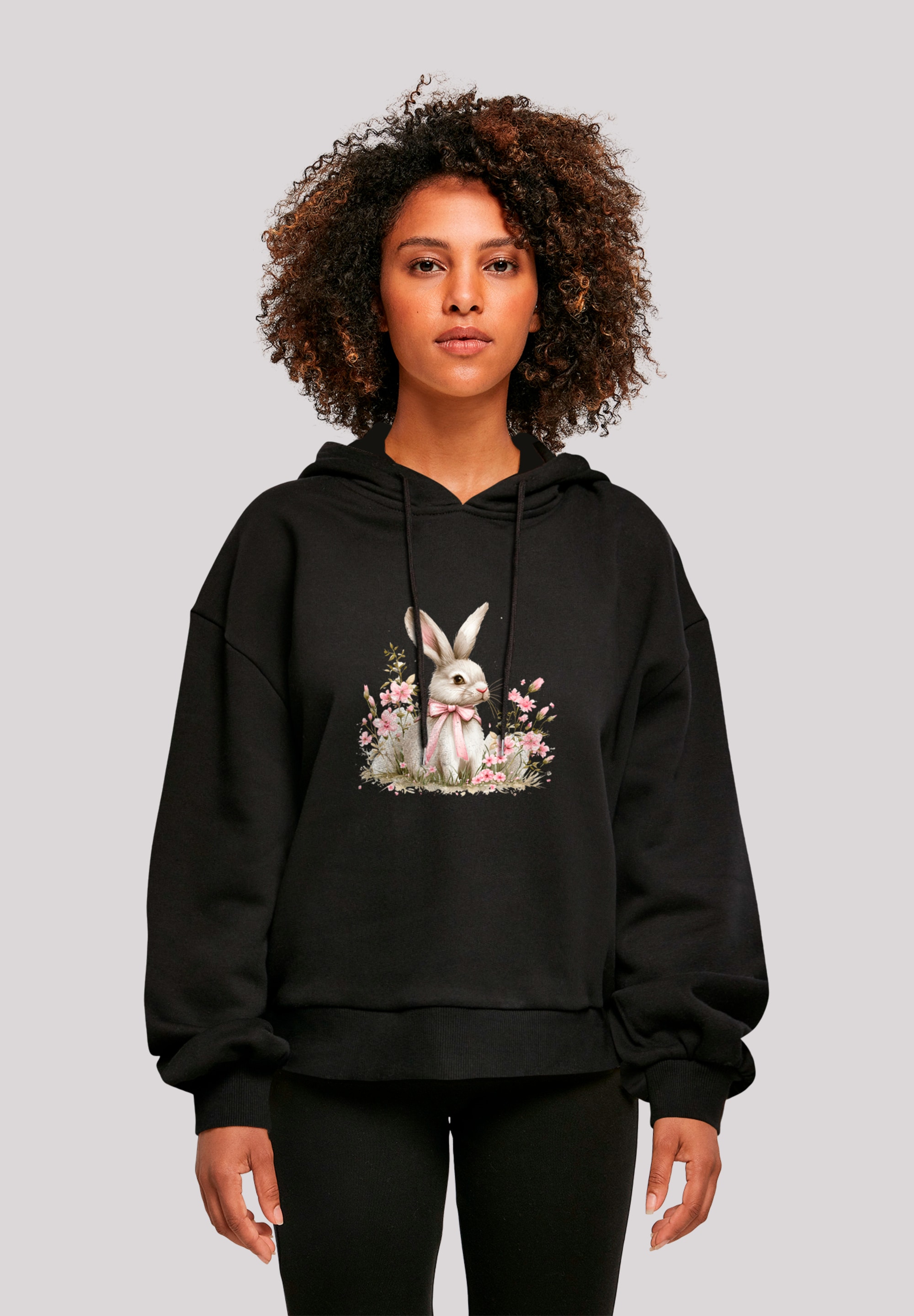 F4NT4STIC Sweatshirt "Niedlicher Osterhase mit Blumen", Premium Qualität günstig online kaufen