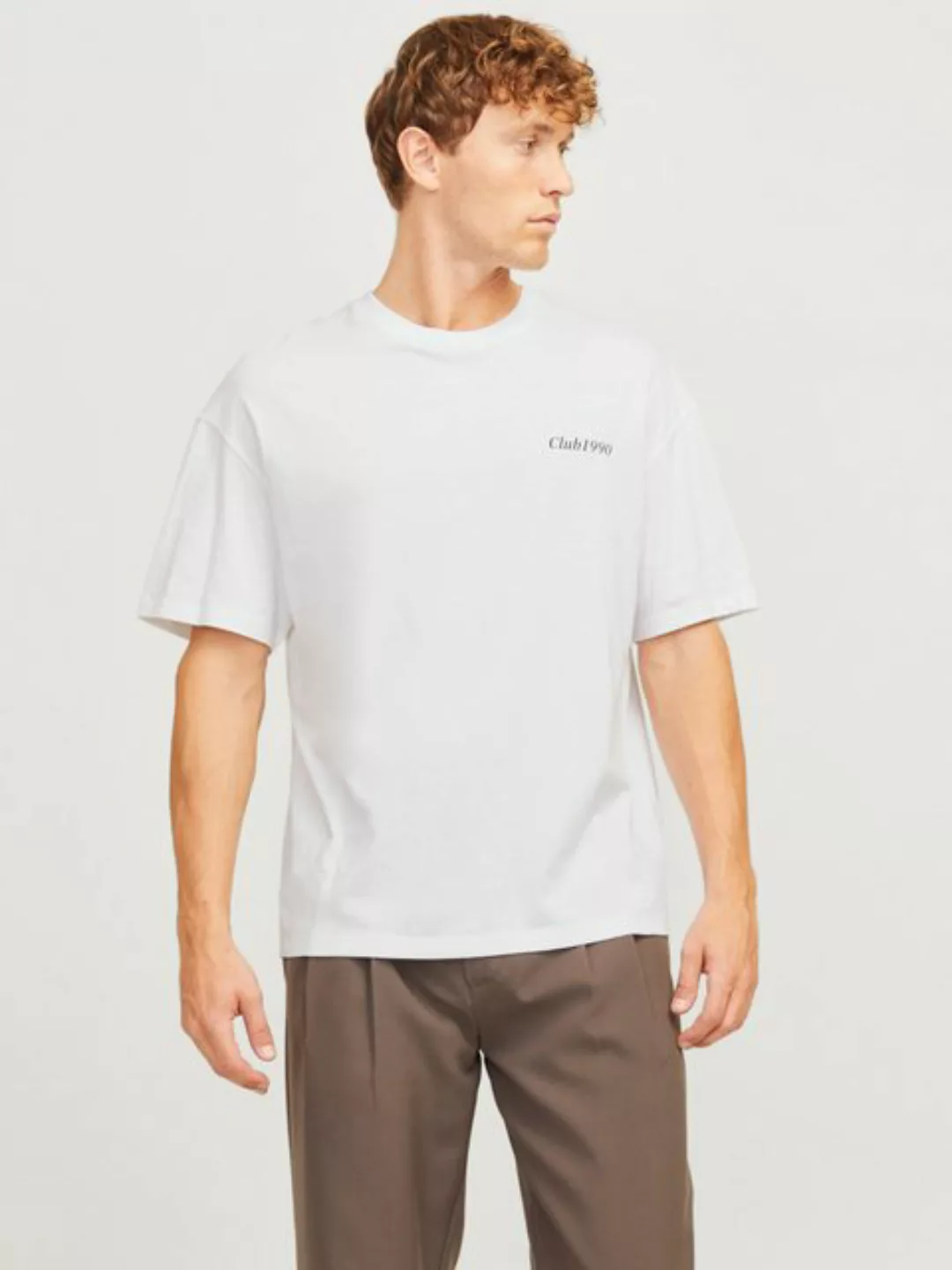 Jack & Jones Rundhalsshirt "JJEBRADLEY GRAPHIC TEE SS O-NECK NOOS", mit Fro günstig online kaufen