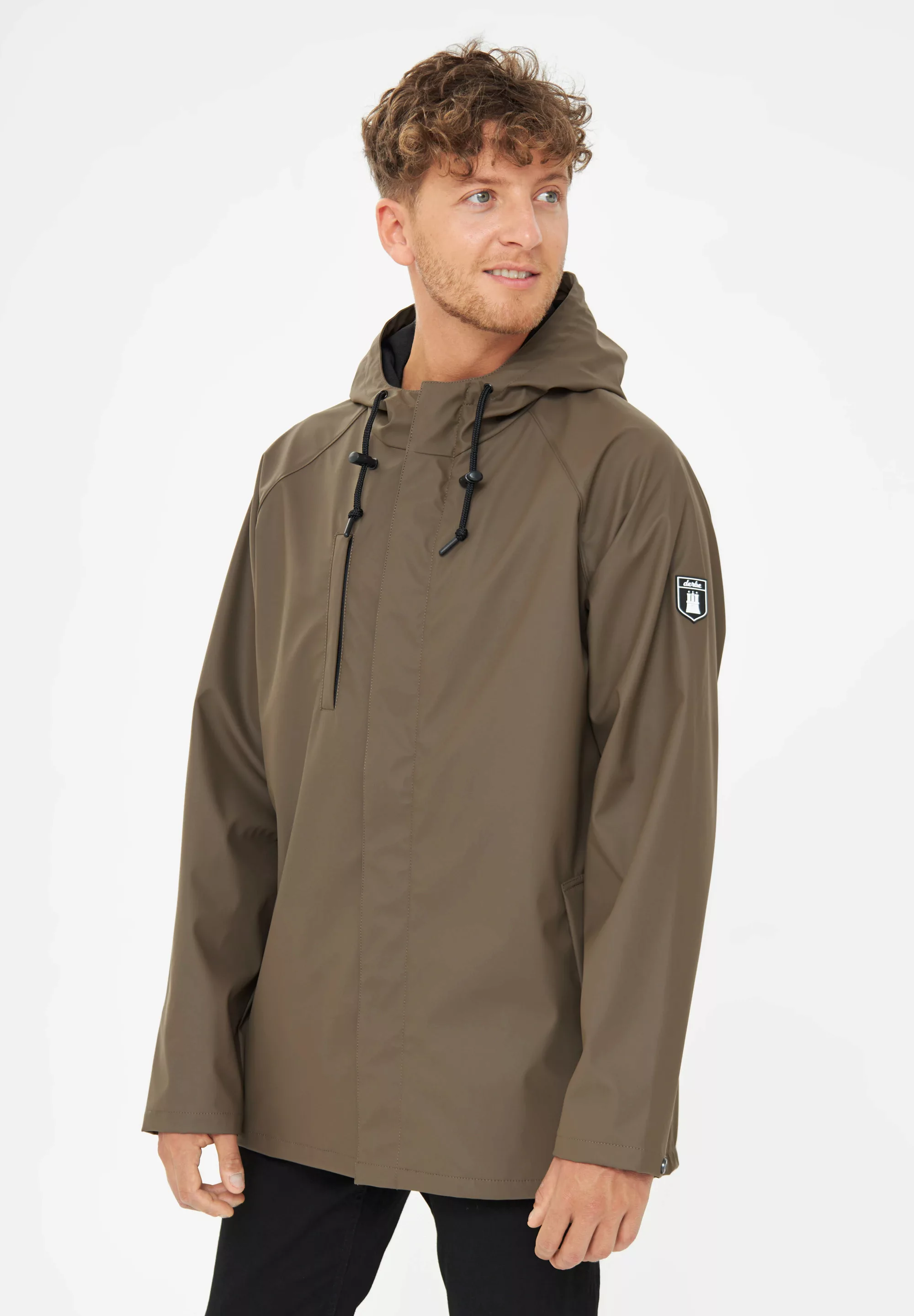 Derbe Regen- und Matschjacke "Passby Plain", wasserabweisend, winddicht, Ka günstig online kaufen