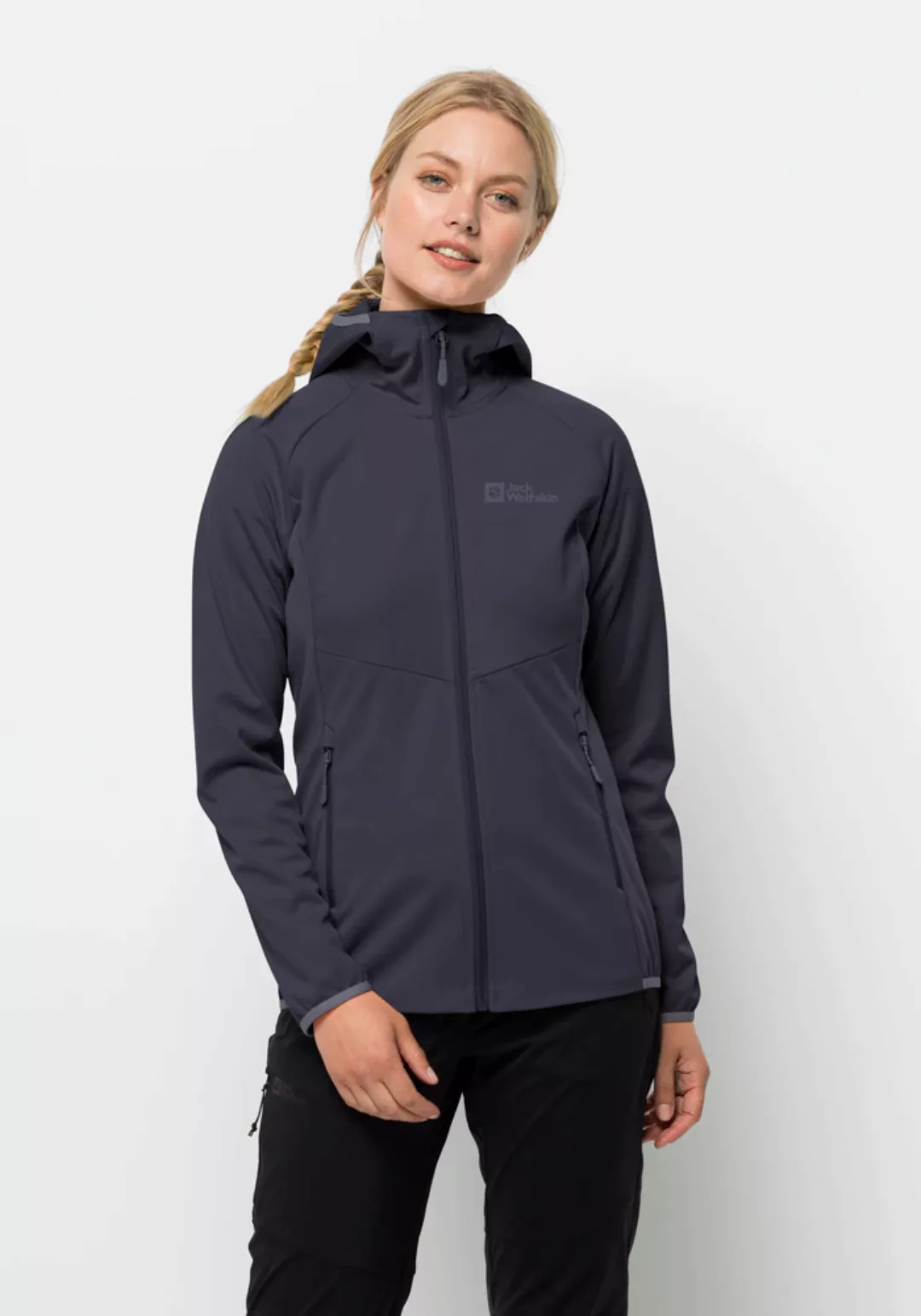 Jack Wolfskin Softshelljacke "GO HIKE SOFTSHELL W", mit Kapuze günstig online kaufen