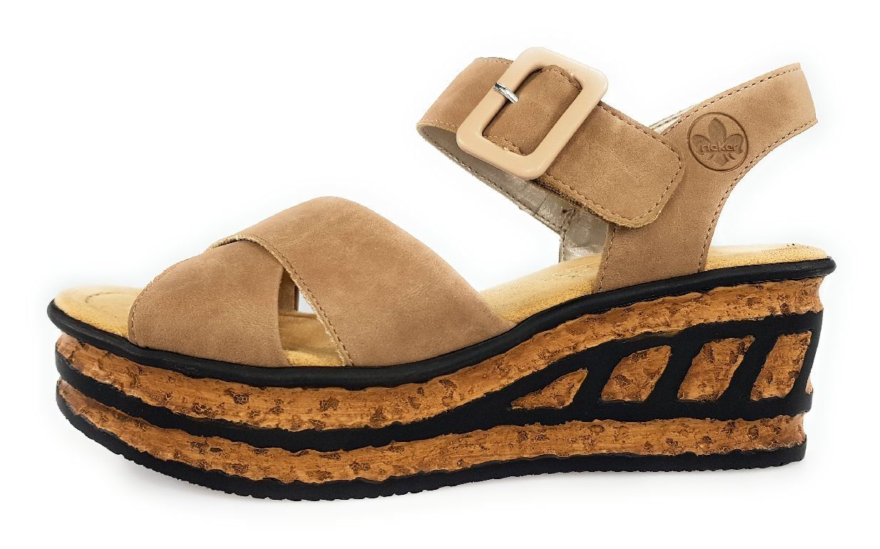 Rieker Sandalette Plateausandale günstig online kaufen