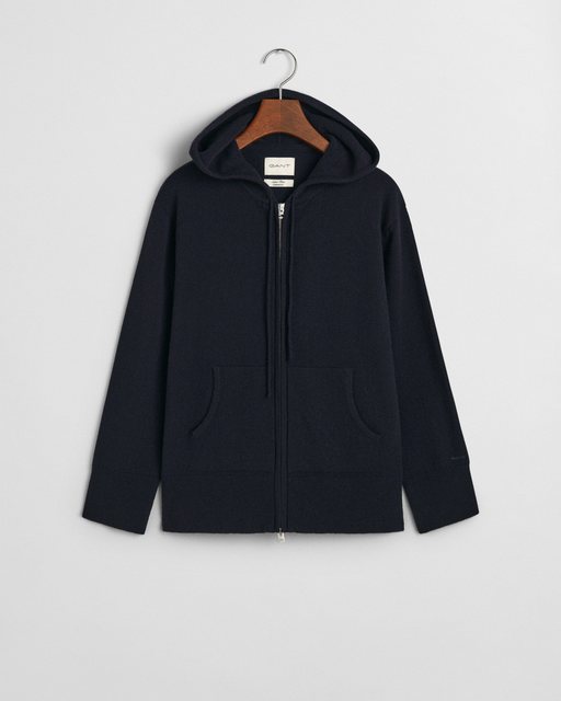 Gant T-Shirt SUPERFINE LAMBSWOOL ZIP HOODIE günstig online kaufen