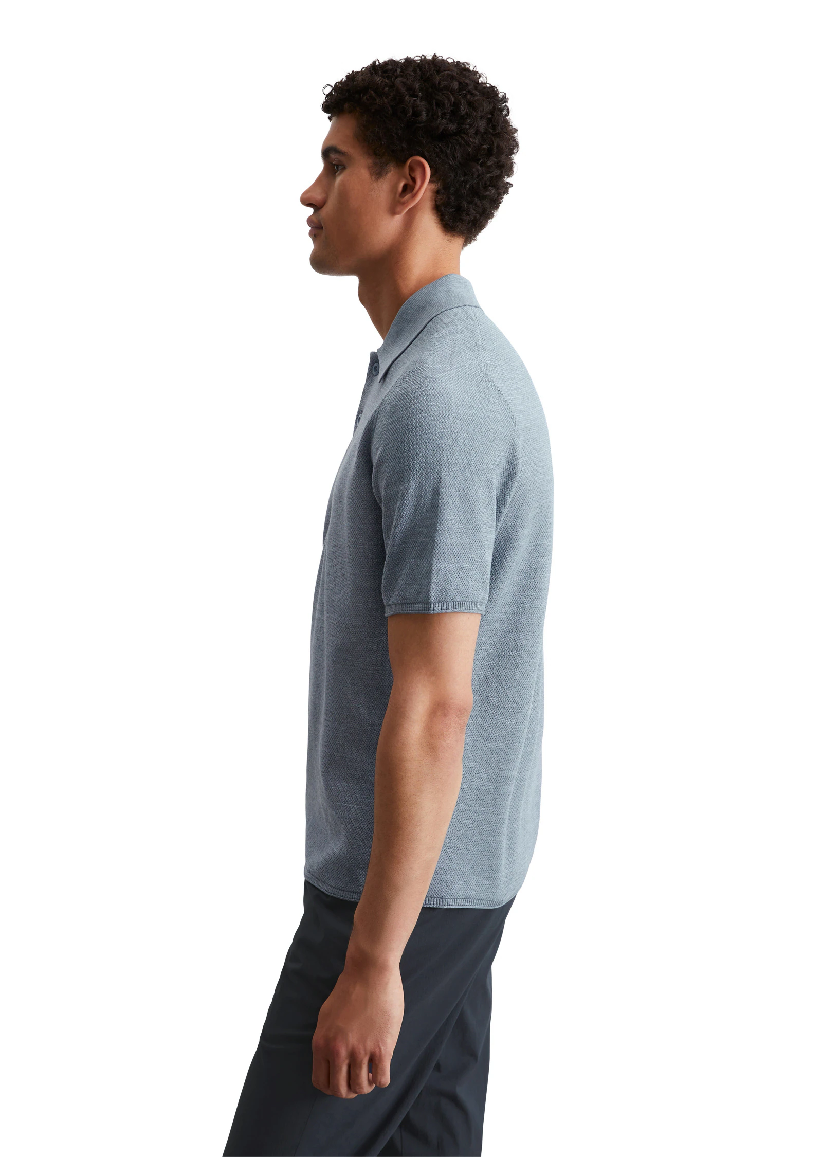 Marc OPolo Kurzarmpullover "aus reiner Bio-Baumwolle" günstig online kaufen