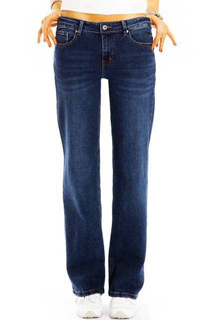 be styled Gerade Jeans Medium waist gearde geschnittene Jeans blaue Hose - günstig online kaufen