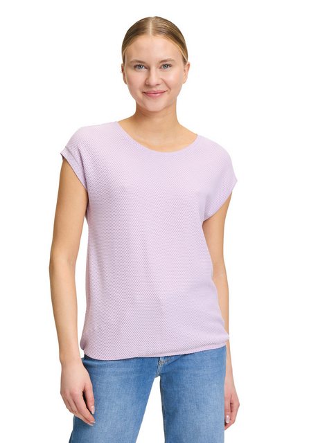 Betty&Co Kurzarmshirt Betty & Co Casual-Shirt mit Struktur (1-tlg) Material günstig online kaufen