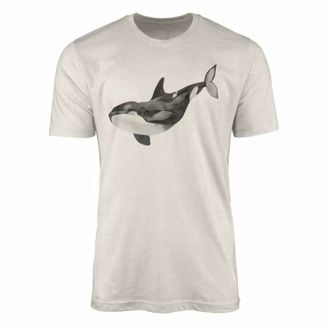 Sinus Art T-Shirt Herren Shirt 100% gekämmte Bio-Baumwolle T-Shirt Killerwa günstig online kaufen