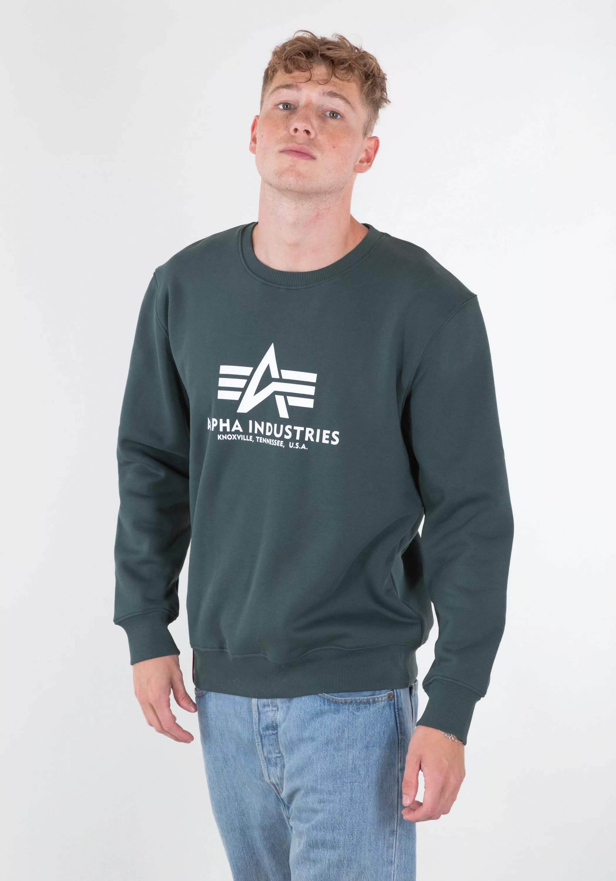 Alpha Industries Sweater "Alpha Industries Men - Sweatshirts Basic Sweater" günstig online kaufen