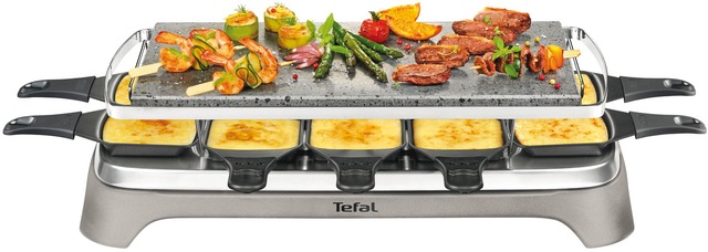 Tefal Raclette PR457B silber B/H/T: ca. 32,1x19,5x55,3 cm günstig online kaufen