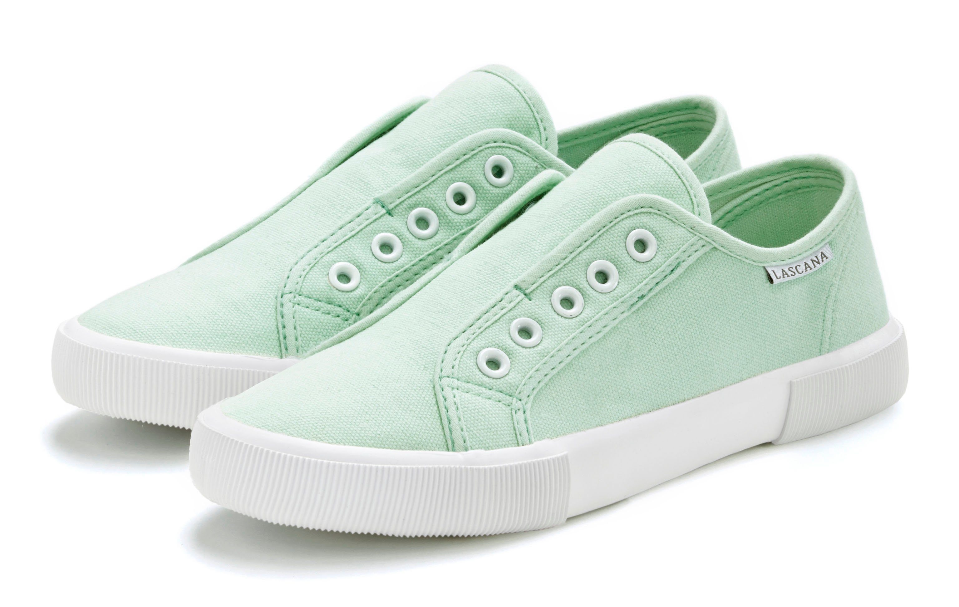 LASCANA Sneaker, Slipper, Halbschuh bequem zum Reinschlüpfen VEGAN günstig online kaufen