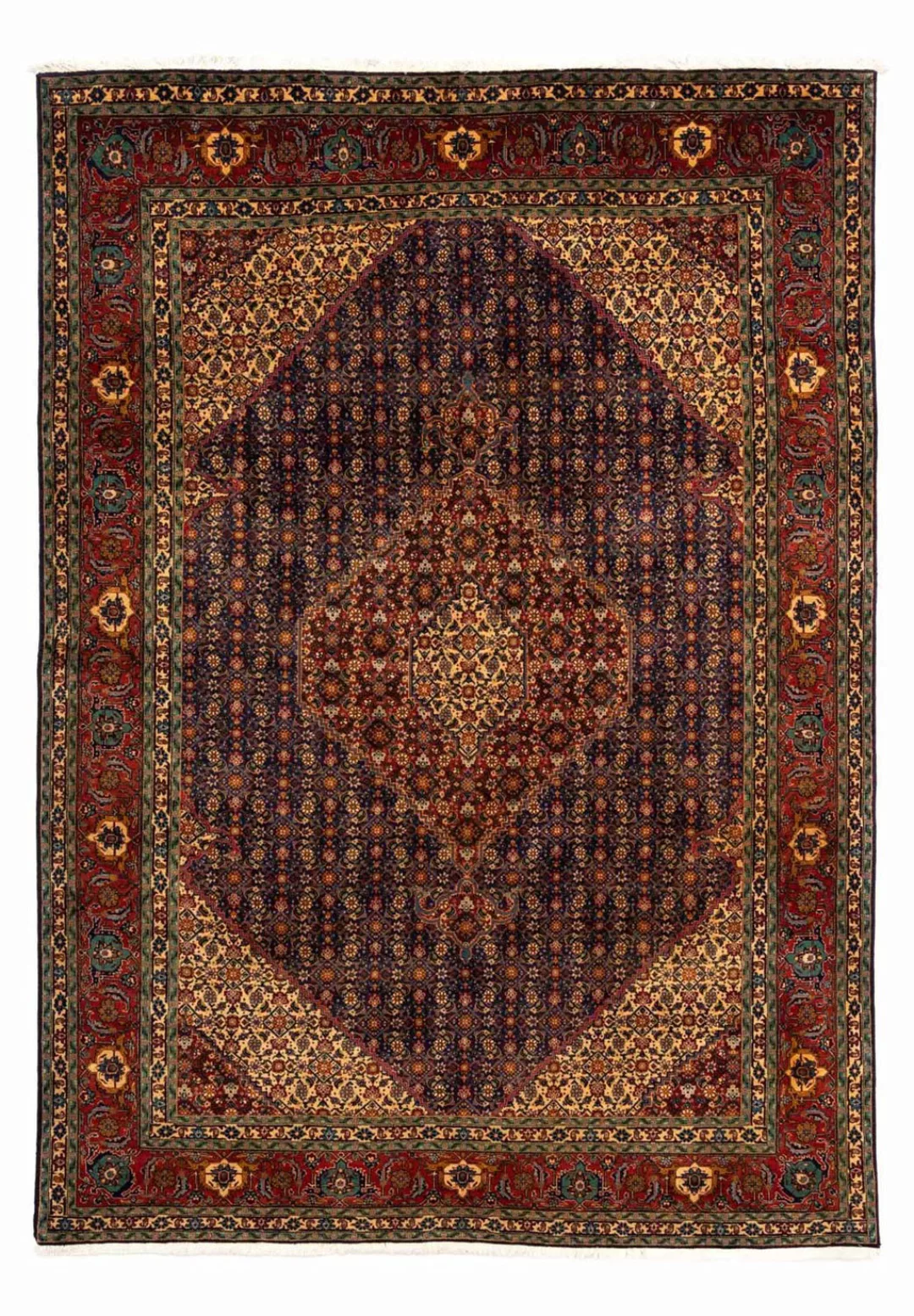 morgenland Wollteppich »Nain Medaillon Marrone chiaro 353 x 250 cm«, rechte günstig online kaufen