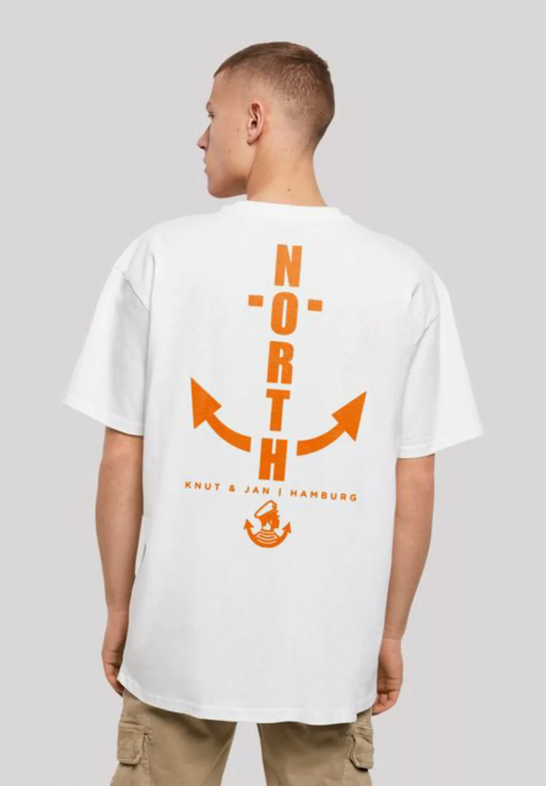 F4NT4STIC T-Shirt North Anker Knut & Jan Hamburg Print günstig online kaufen