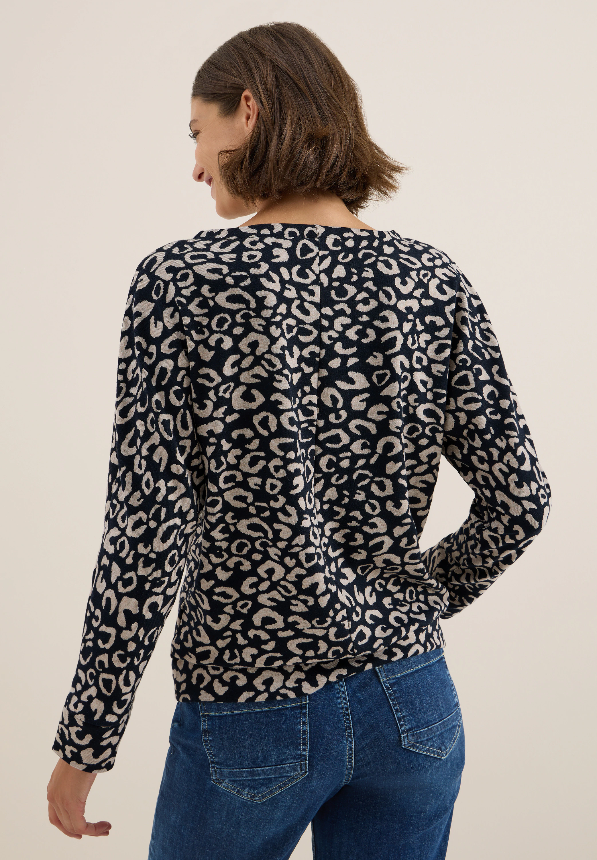 Cecil Langarmshirt, im Leo Design günstig online kaufen