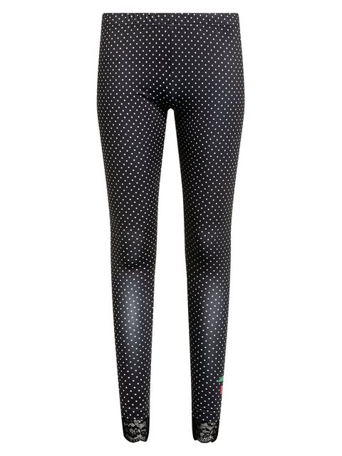 Pussy Deluxe Dotties Damen Leggings schwarz allover günstig online kaufen