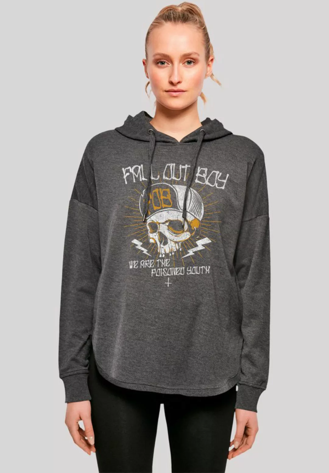 F4NT4STIC Kapuzenpullover "Fall Out Boy Chest Youth Skull", Premium Qualitä günstig online kaufen