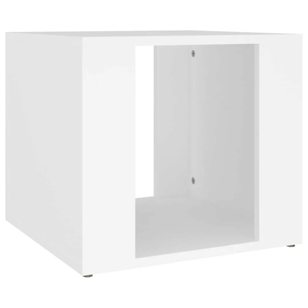Vidaxl Nachttisch Weiß 41x40x36 Cm Holzwerkstoff günstig online kaufen