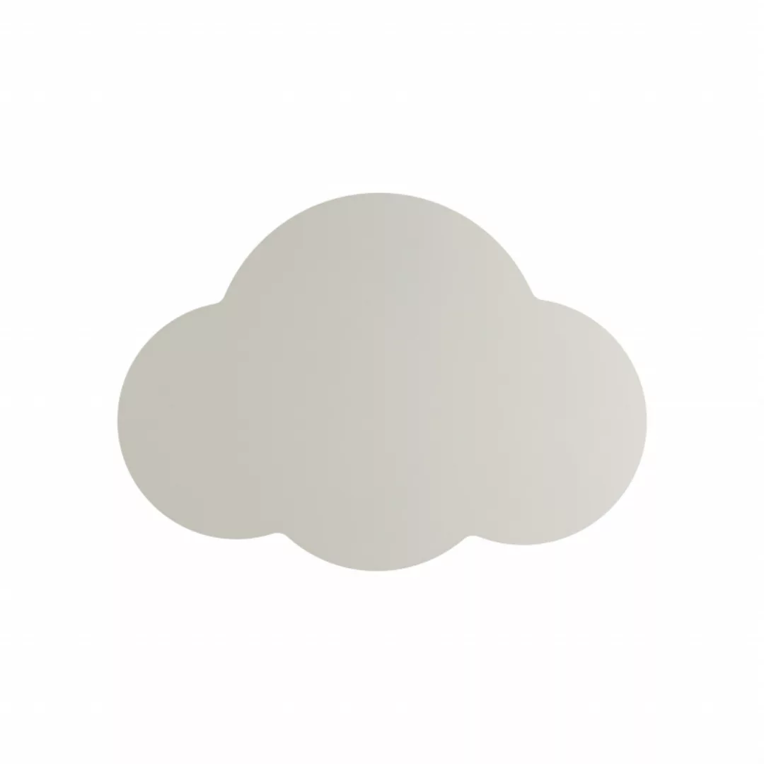 Wandlampe Cloud, beige, Stahl, indirektes Licht, 38 x 27 cm günstig online kaufen