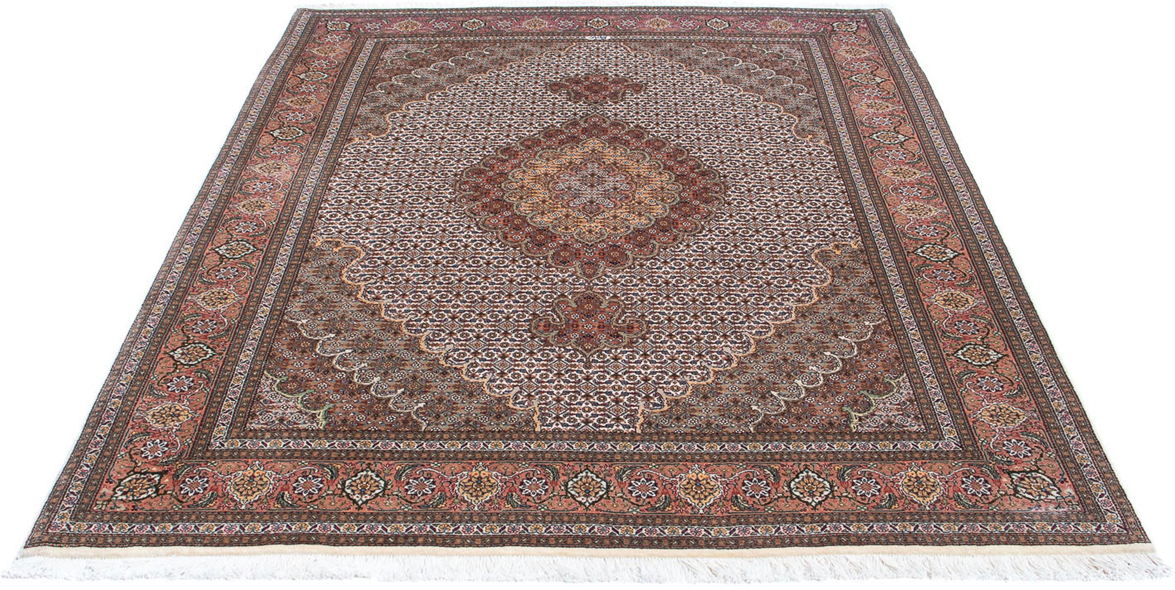morgenland Orientteppich »Perser - Täbriz - 198 x 152 cm - hellbraun«, rech günstig online kaufen