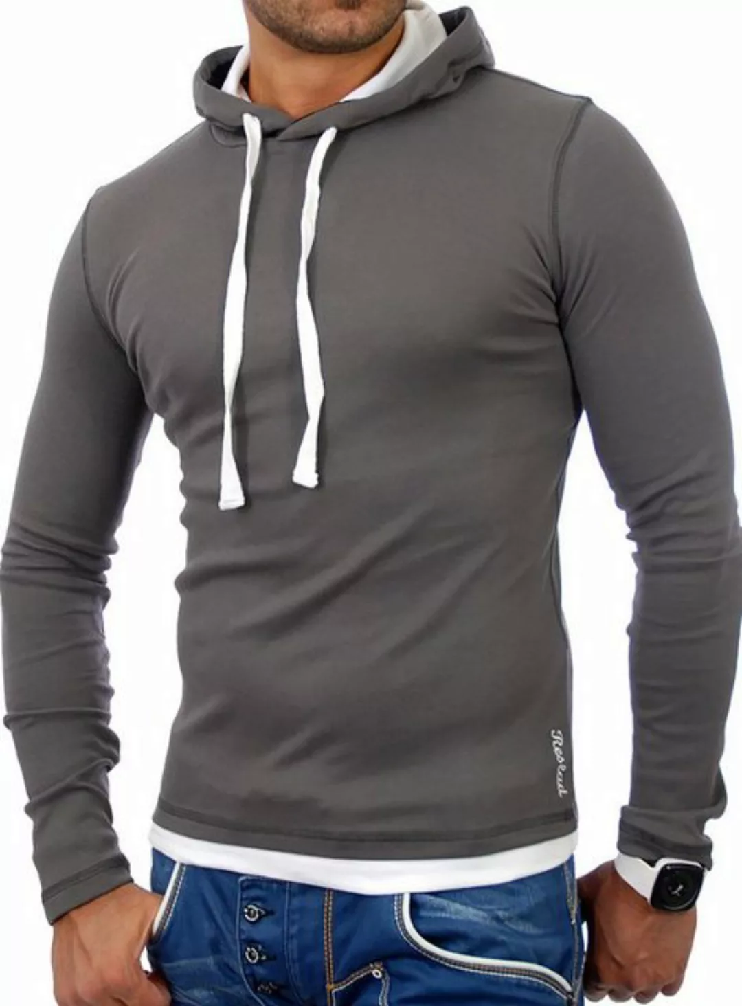 Reslad Sweatshirt Reslad Herren Kapuzen Sweatshirt RS-1003 (1-tlg) Kapuzens günstig online kaufen