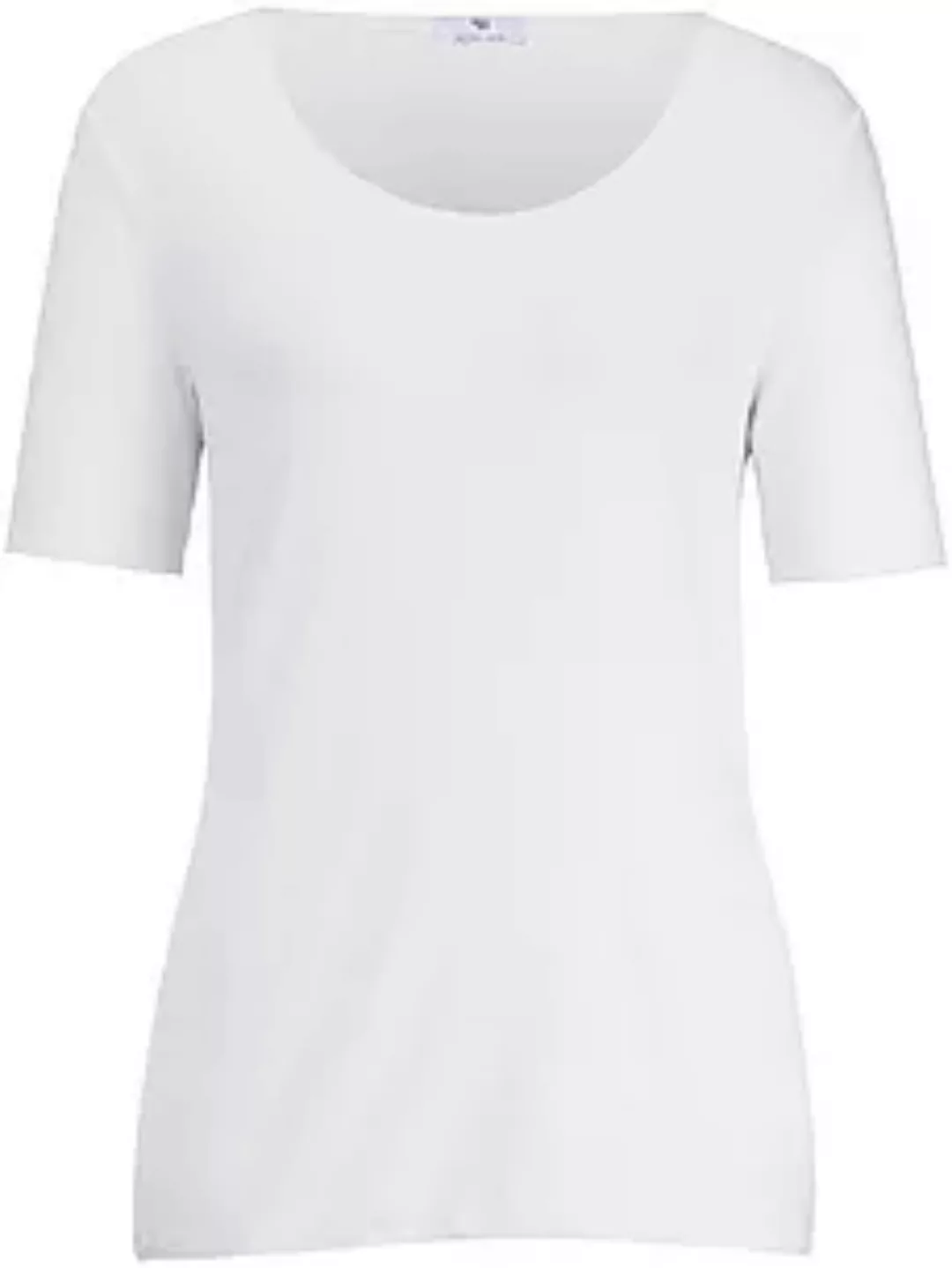 Rundhals-Shirt langem 1/2-Arm Peter Hahn weiss günstig online kaufen