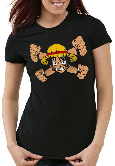 style3 T-Shirt Ruffy Fist one piece japan anime luffy manga monkey ruffy günstig online kaufen